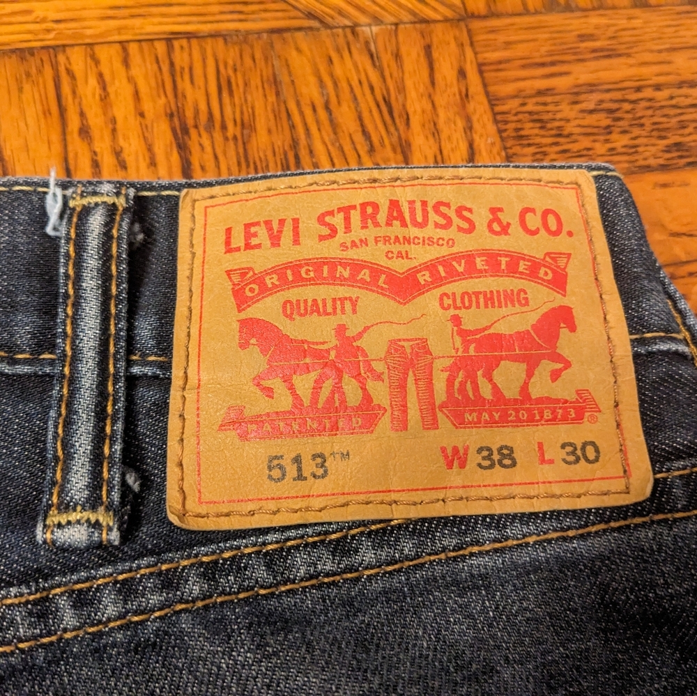 Pair of Levi 513 38x30 Jeans